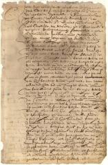 Contract of sale of a parcel of land on the East river on Manhattan island from Govert Loockermans and associates to William Coulder