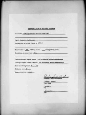 NYS Bill and Veto Jackets: 1992, Chapter 690
