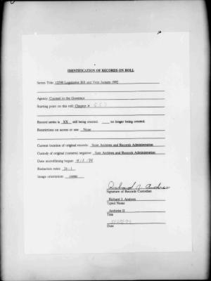 NYS Bill and Veto Jackets: 1992, Chapter 657