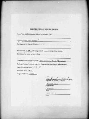 NYS Bill and Veto Jackets: 1992, Chapter 640