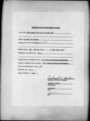 NYS Bill and Veto Jackets: 1992, Chapter 658