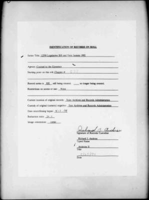NYS Bill and Veto Jackets: 1992, Chapter 633