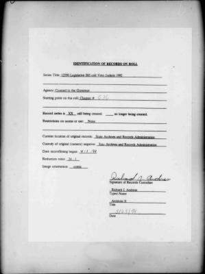 NYS Bill and Veto Jackets: 1992, Chapter 636