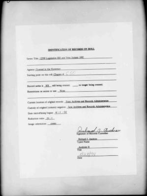 NYS Bill and Veto Jackets: 1992, Chapter 650
