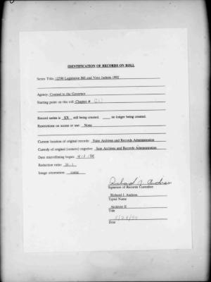 NYS Bill and Veto Jackets: 1992, Chapter 613