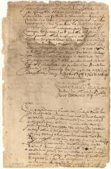 Contract of sale of a parcel of land on the East river on Manhattan island from Govert Loockermans and associates to George Clair