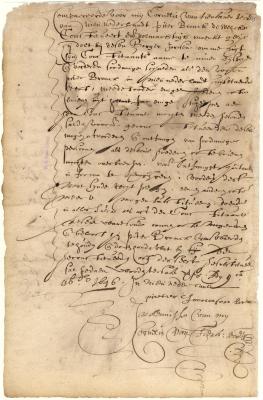 Power of attorney from Pieter Jonassen Bronck to Burger Jorissen to oollect debts due to him in New Netherland