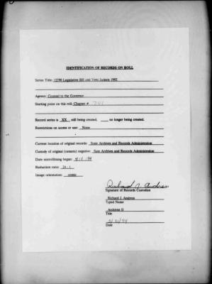 NYS Bill and Veto Jackets: 1992, Chapter 741