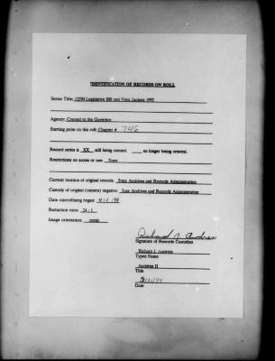 NYS Bill and Veto Jackets: 1992, Chapter 746