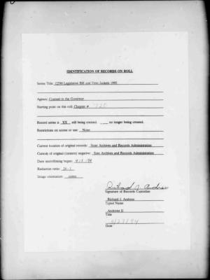 NYS Bill and Veto Jackets: 1992, Chapter 720