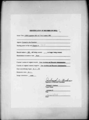 NYS Bill and Veto Jackets: 1992, Chapter 719