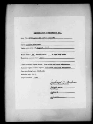 NYS Bill and Veto Jackets: 1992, Chapter 766