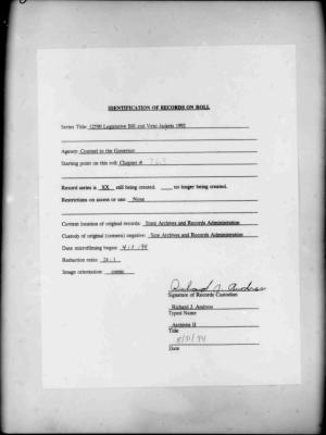 NYS Bill and Veto Jackets: 1992, Chapter 763