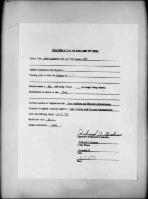 NYS Bill and Veto Jackets: 1992, Chapter 717