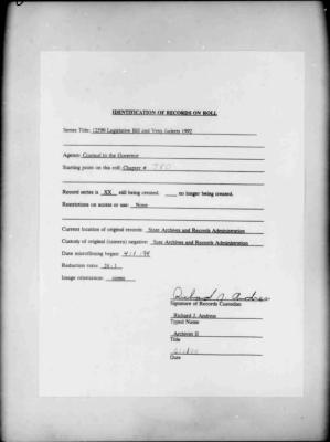 NYS Bill and Veto Jackets: 1992, Chapter 780