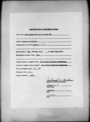 NYS Bill and Veto Jackets: 1992, Chapter 740