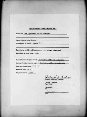 NYS Bill and Veto Jackets: 1992, Chapter 800