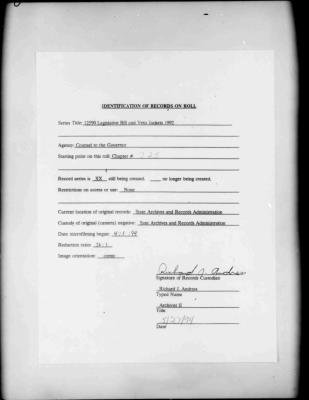 NYS Bill and Veto Jackets: 1992, Chapter 725
