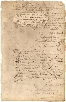 Power of attorney from Edward Agerd to Isaac Allerton to collect money from Pieter van der Linden