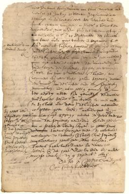 Declaration of Tryntje Hans respecting a fight between Jan the cooper and another man who was wounded in the scuffle