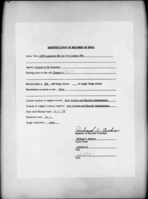 NYS Bill and Veto Jackets: 1992, Chapter 829