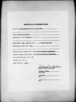 NYS Bill and Veto Jackets: 1992, Chapter 836