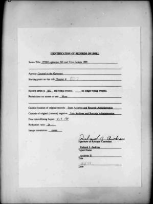 NYS Bill and Veto Jackets: 1992, Chapter 807