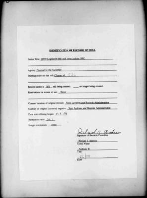 NYS Bill and Veto Jackets: 1992, Chapter 826