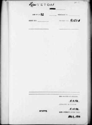 NYS Bill and Veto Jackets: 1992, Chapter 50 Line Veto 1