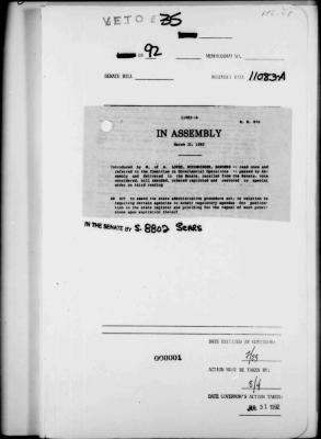 NYS Bill and Veto Jackets: 1992, Veto 35