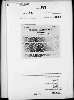NYS Bill and Veto Jackets: 1992, Chapter 819