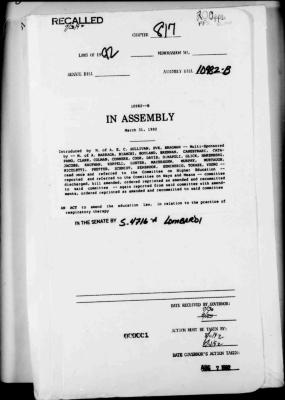 NYS Bill and Veto Jackets: 1992, Chapter 817