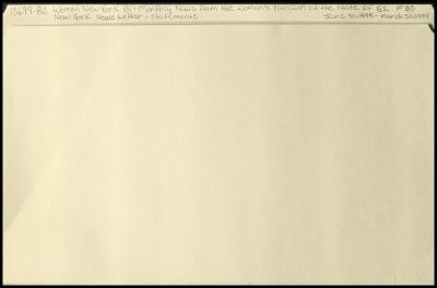 "Women New York" related materials