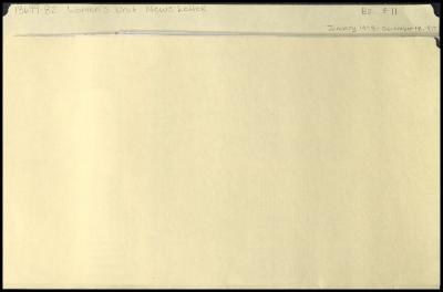 "Women New York" Volume 1, Number 1 and related materials