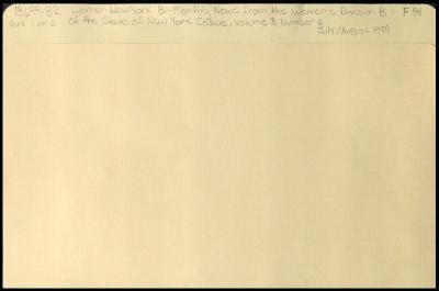"Women New York" Volume 3, Number 6 related materials