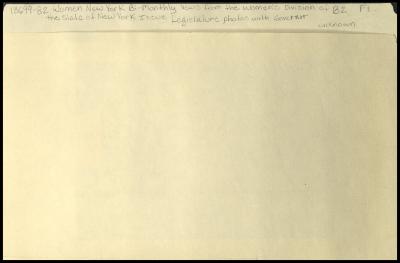 "Women New York" Volume 1, Number 1 and related materials