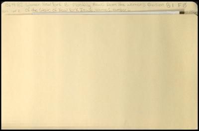 "Women New York" Volume 1, Number 6 related materials