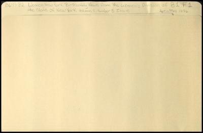 "Women New York" Volume 1, Number 3