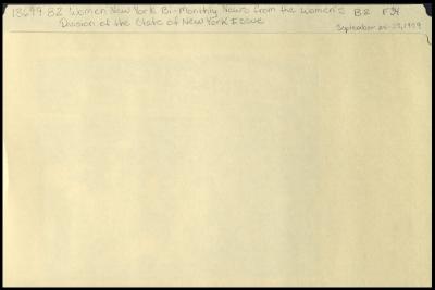 "Women New York" related materials
