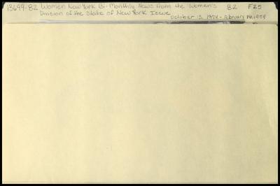 "Women New York" related materials