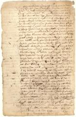 Declaration of Paulus Leendersen van der Grist that in a voyage from Cura&#231;ao he had by stress of weather been obliged to put into Ireland and to sell tobacco there consigned to Amsterdam