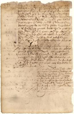 Promise of Lucas Rodenborch, director of the Island of Curaçao, W.I., to guarantee the master of the ship Het Wapen van Nieu Nederland against loss and damage for having broken bulk at Curaçao