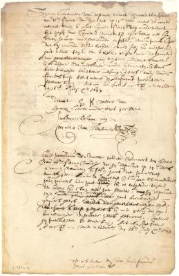 Declaration of Symon Coerbrander relative to an assault committed by soldiers on Hans Krieckmayer