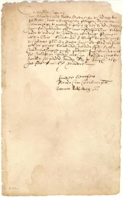 Power of attorney from Sander Leendersen to Michiel Jansen to collect money from the West India Company