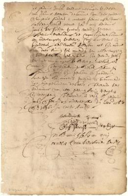 Bond of Heindrick Jans in favor of Isaac Allerton