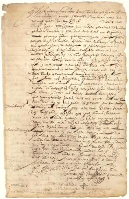 Declaration of Harmen Meyndertsen van den Bogaert and others respecting an attack by the Raritan Indians
