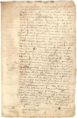 Antenuptial agreement of Marritje Symons, widow of Surgeon Pieter Vreucht, and Symon Joosten, providing for the widow's children by her first husband