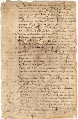 Lease of a farm by Oloff Stevensen van Cortlandt, agent of Wouter van Twiller, to Geurt Coerten and Wouter Aertsen