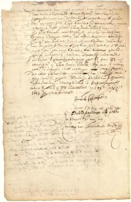 Power of attorney from Harck Sybesen to Claes Jansen Calff to receive moneys from the West India Company