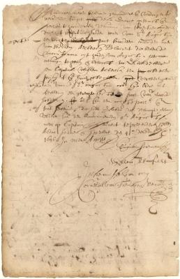 Articles of copartnership between Augustyn Herrman and Captain Blauwvelt in the privateer La Garce